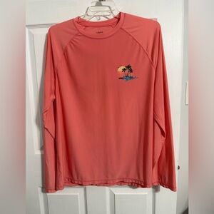 crown & ivy Coral Rash Guard